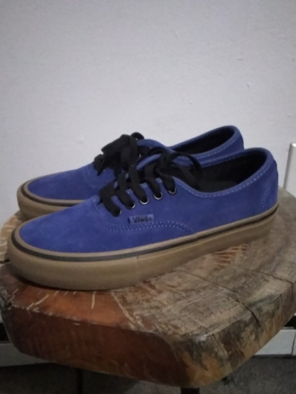 Vans Authentic Pro Men's "Rainy Day"Low-Top w/ Black Laces/Gum Sole Sz 6.5